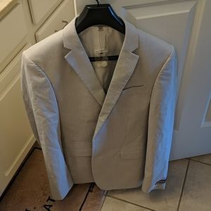 Express photographer 38r seersucker blazer